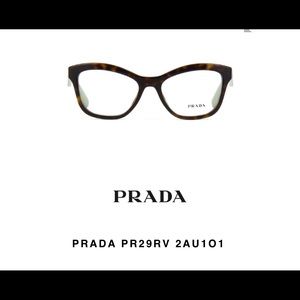 PRADA Havana Eyeglasses PR29RV 2AU1O1 Used